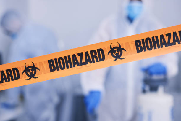 Professional Infectious Disease Decontamination technician working in New Athens, IL
